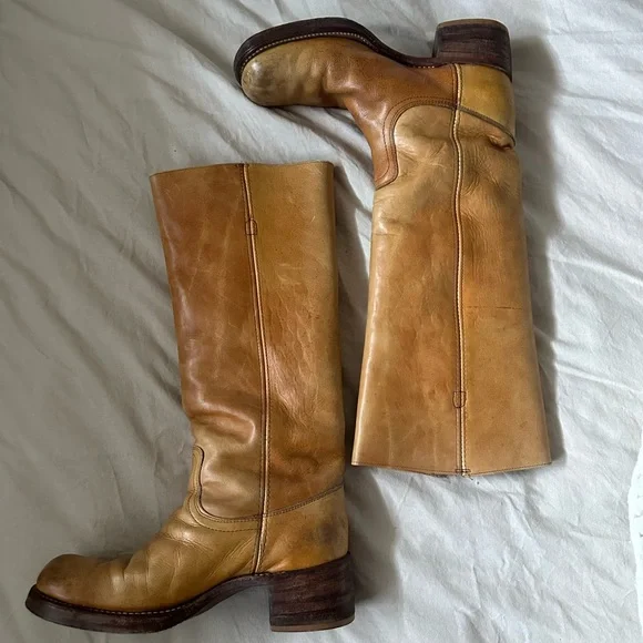 Vintage Frye Campus Boots - Picture 5 of 6
